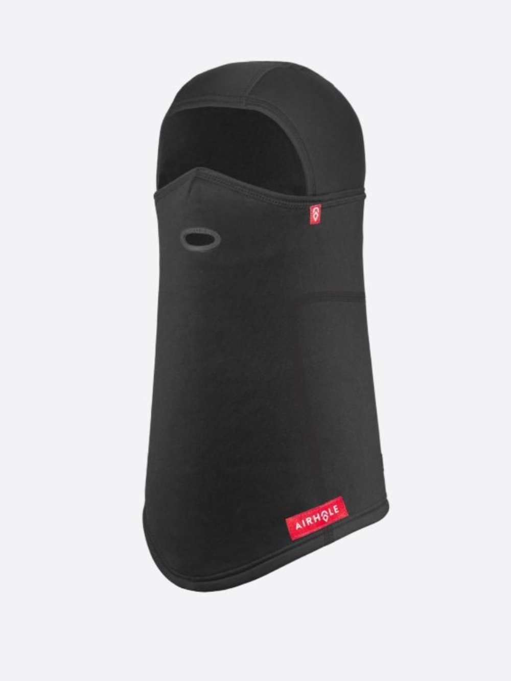 Airhole Waffle Fleece Hinged Balaclava Black One Size Ski & Snowboard Face Mask - Picture 2 of 6